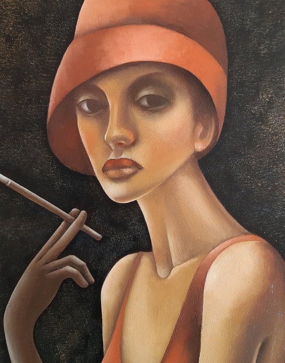 Lady With Cigarette