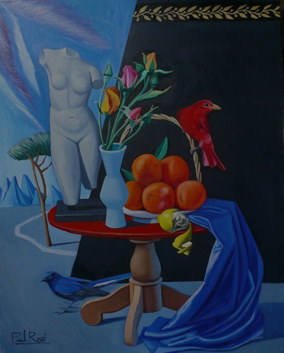 Still-Life With Red Tanager