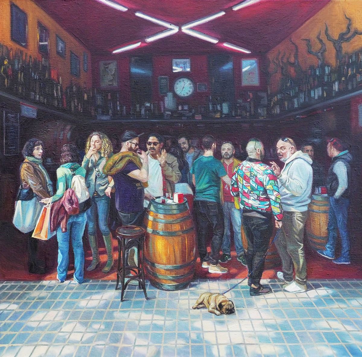 Bar scene by Sasha Sokolova
