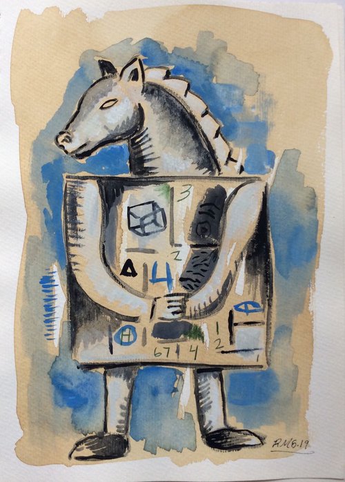 The Horse in a Box by Roberto Munguia Garcia