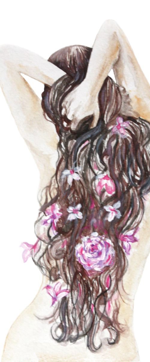 Lady spring by Luba Ostroushko