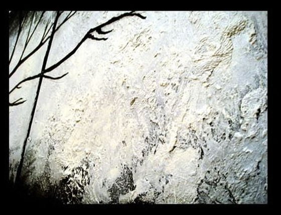 The Wild Wood impasto tree painting