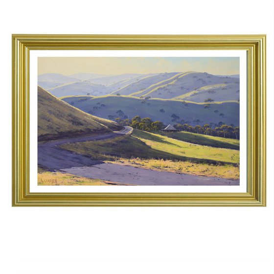 Late Afternoon Hilly landscape