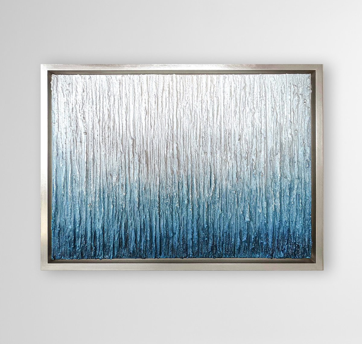 Abstract Painting By Cristina Simeoni, 30 X 22, To Infinity, Original Artwork