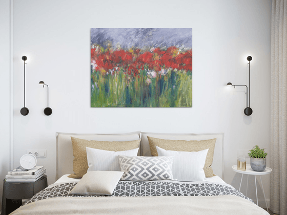 An English Country Garden 6 (Large Painting)