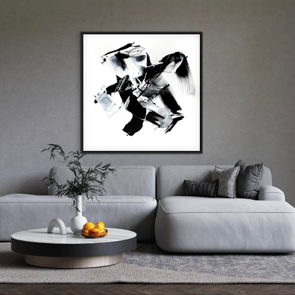 Abstract Acrylic Painting By Paresh Nrshinga Frsa, 40 X 40", This Way, Original Artwork