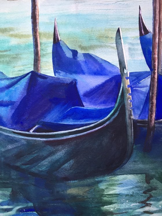 Venetian gondolas