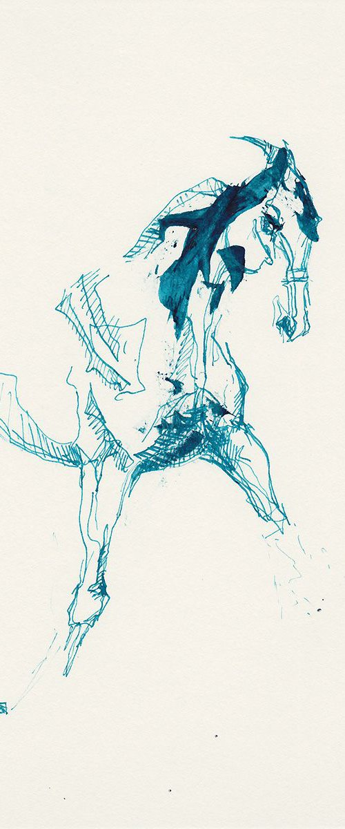 Equine Nude 127 by Benedicte Gele