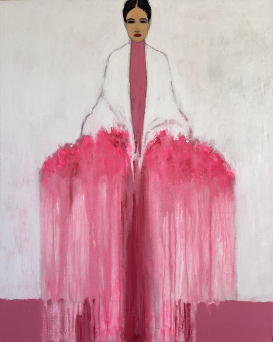 The Girl with Bouquet