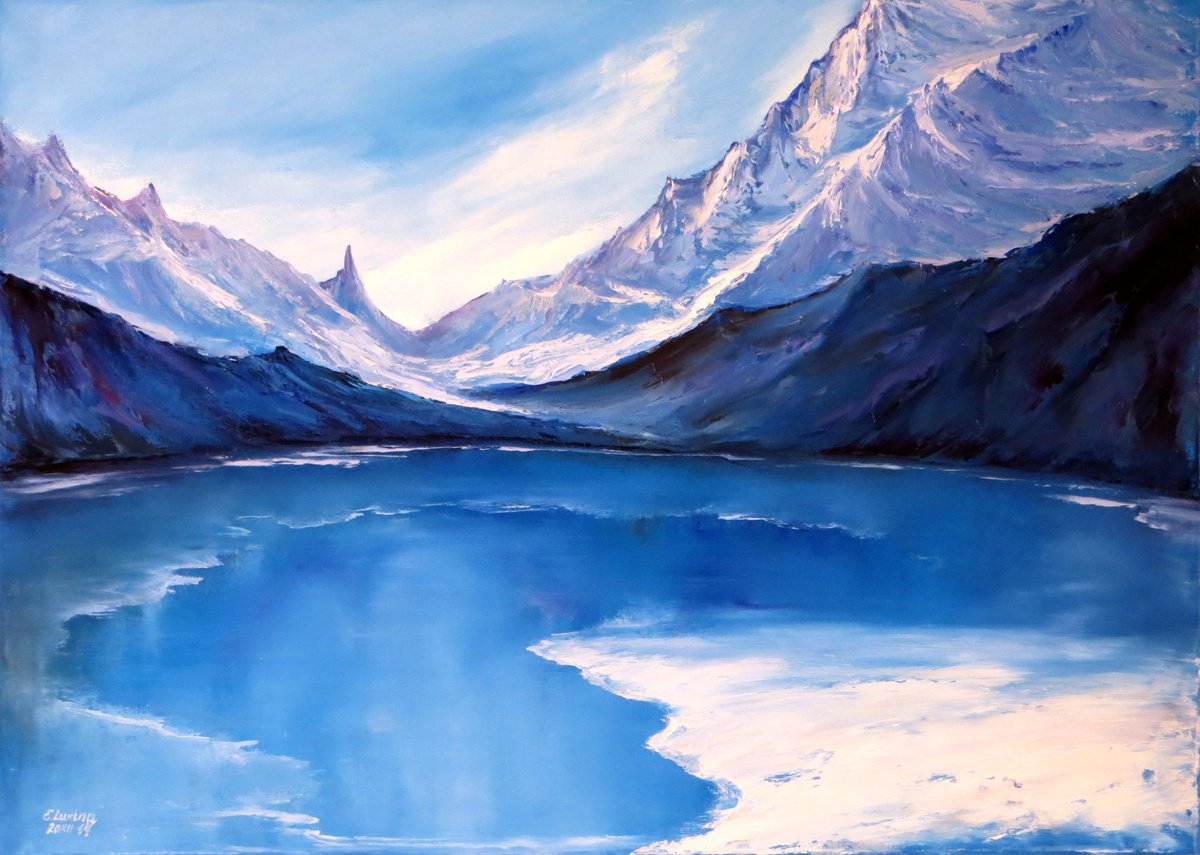 Absolute Zero: The First Silence By Lumina Studio, 28 X 20, Artwork For Sale On Artfinder