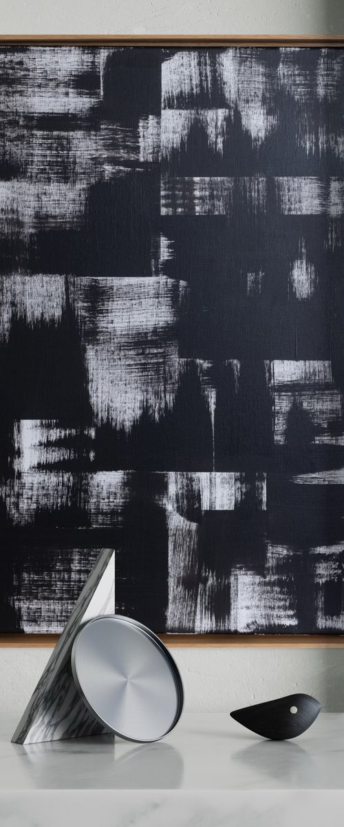 Black Brushes 7 by Mareike Böhmer