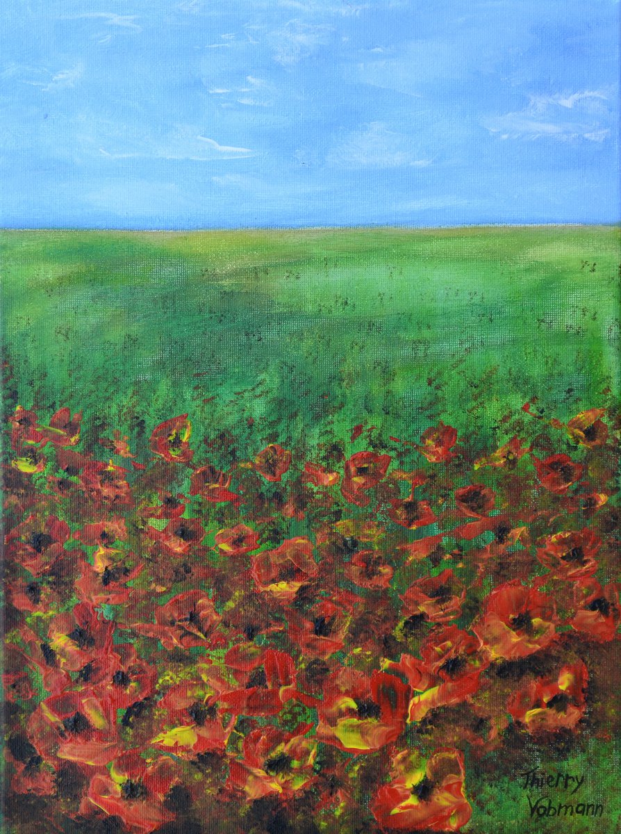 WALK WITH THE BREEZE by Thierry Vobmann. Abstract .