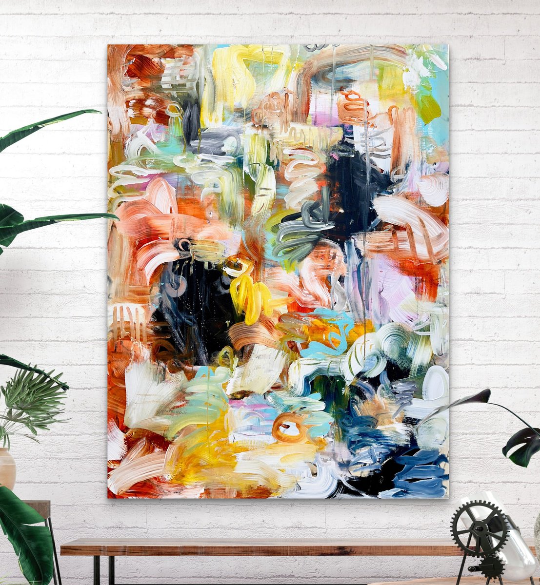 Chromatic Dialogue By Theodor Anghel, 30 X 40, Artwork For Sale On Artfinder