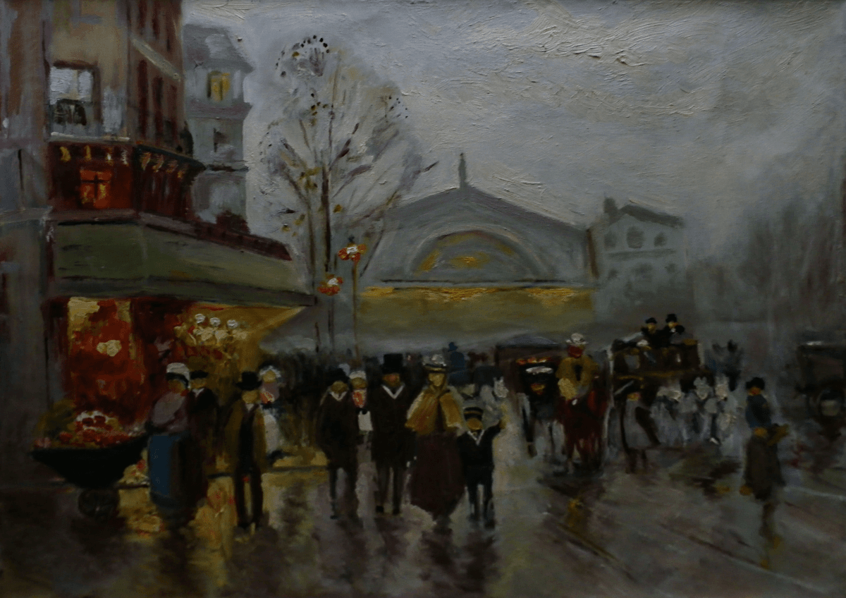 During the rain by Anastasiia Novitskaya