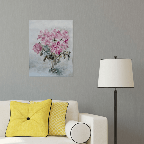 Peonies 50x65 cm 2025