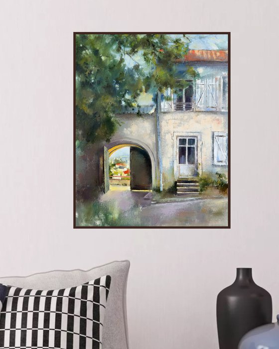 Window on a sunny day