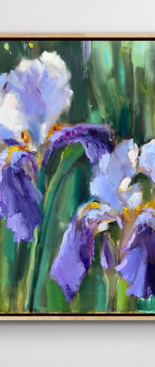 Rhythm of Irises by Olha Laptieva