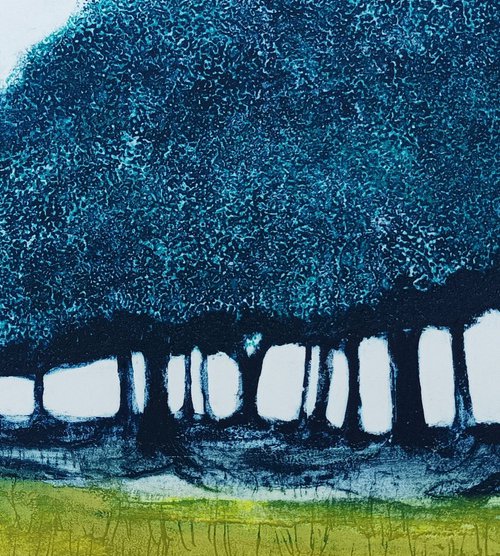 Under Giant Trees - Blue by Jo Biggadike