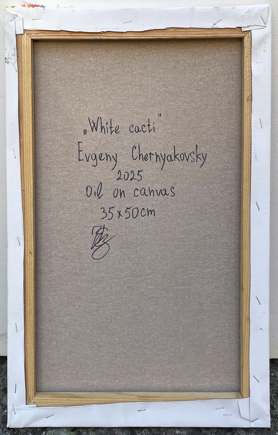 "White cactus "