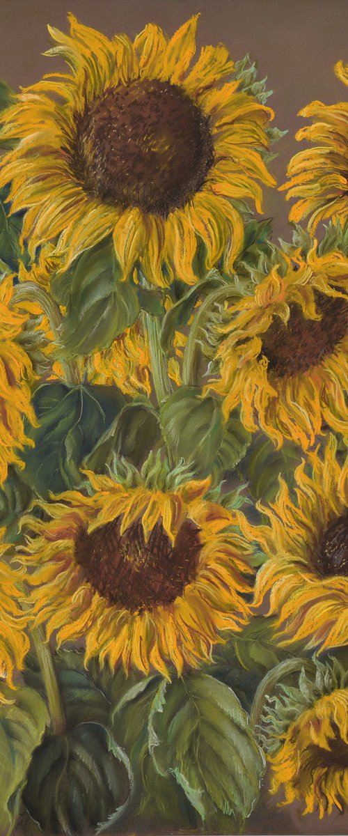 "Sunflowers" by Elena Pozel