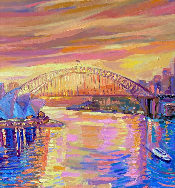 Sydney Harbour at Sunset