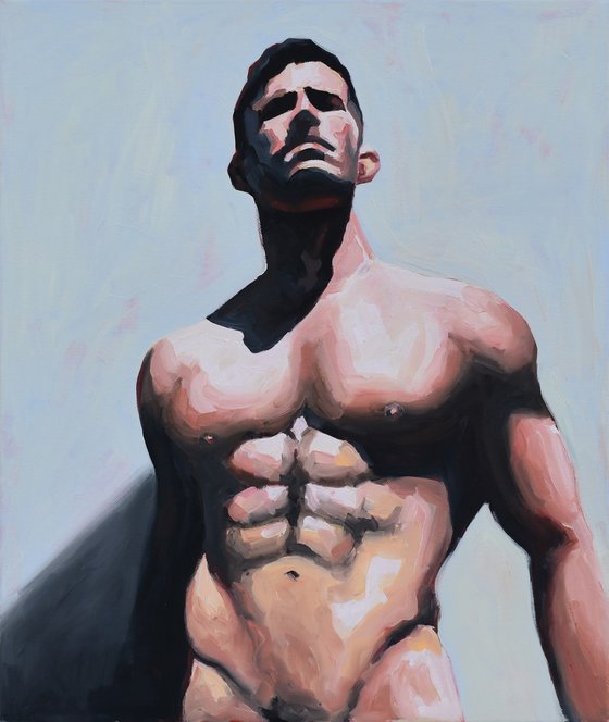“Toward the Light” - Male figure