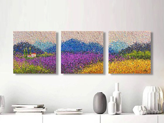 Eternal Summer Horizon - triptych
