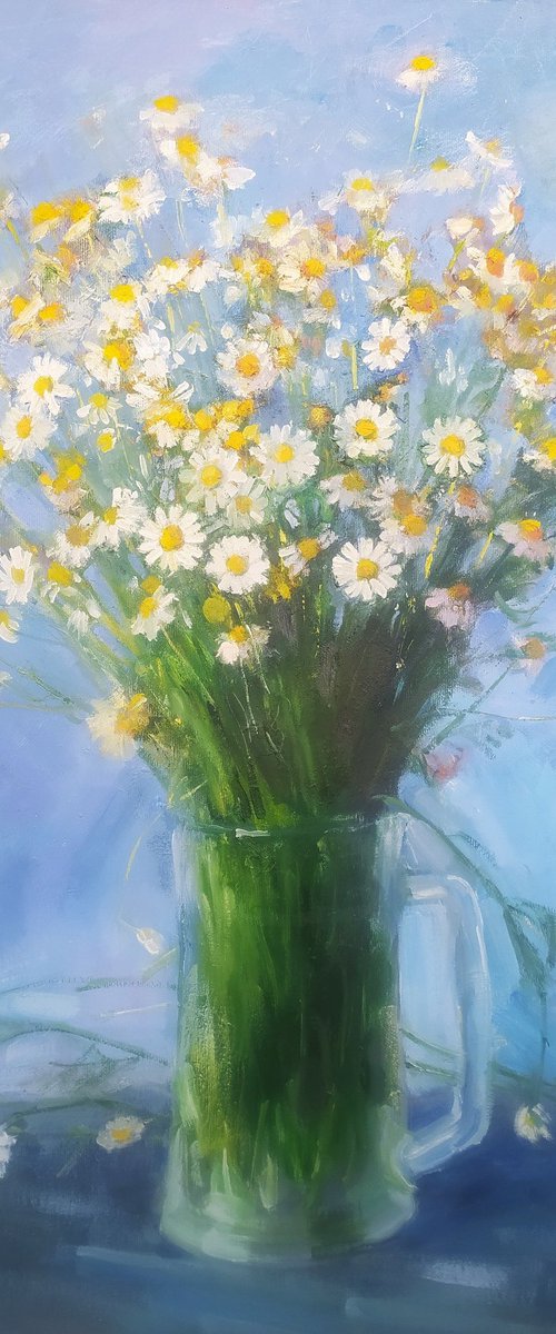 Tansy and daisies by Valentina Andrukhova