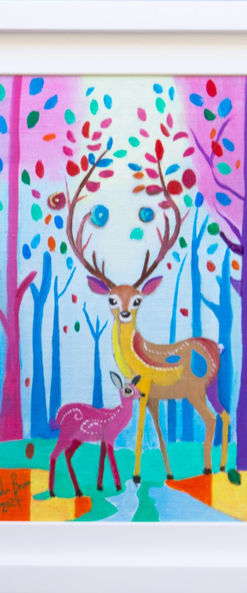 Whimsical Deer by Gordon Bruce