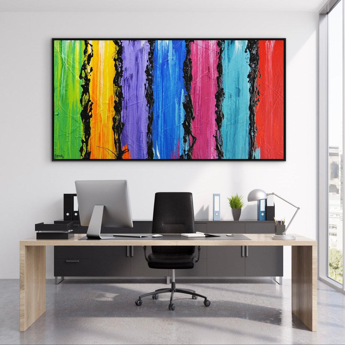  Rational Colour By Franko, 75 X 39, Artwork For Sale On Artfinder
