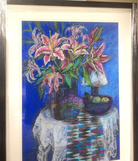 Lilies and African Violets