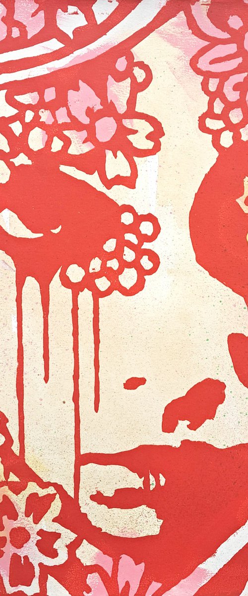 Through Looking Glass in Red by Grey Cloud Studio