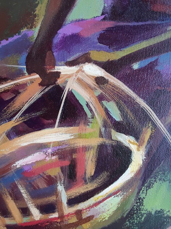 The basket weaver, African Basket