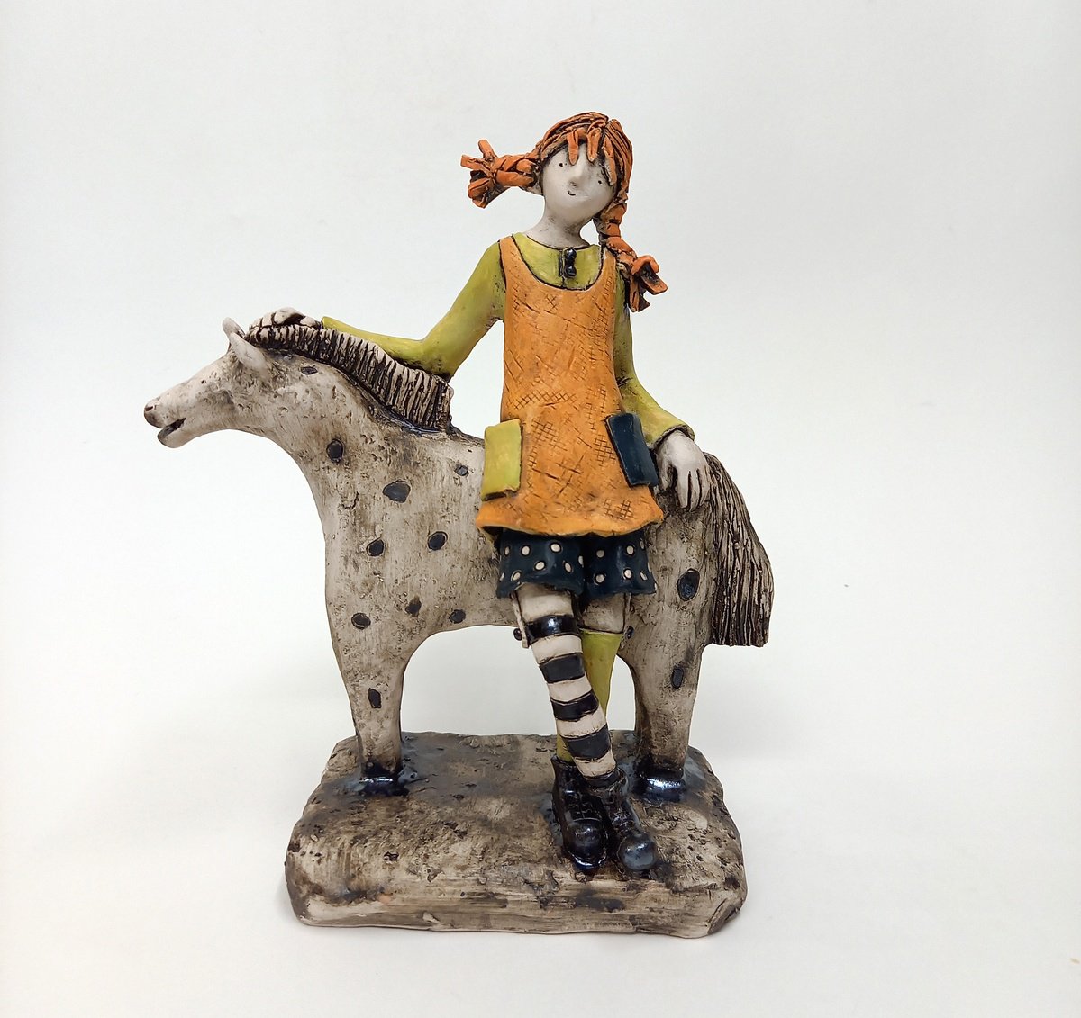 Pippi Longstocking and her Horse by Izabell Nemechek