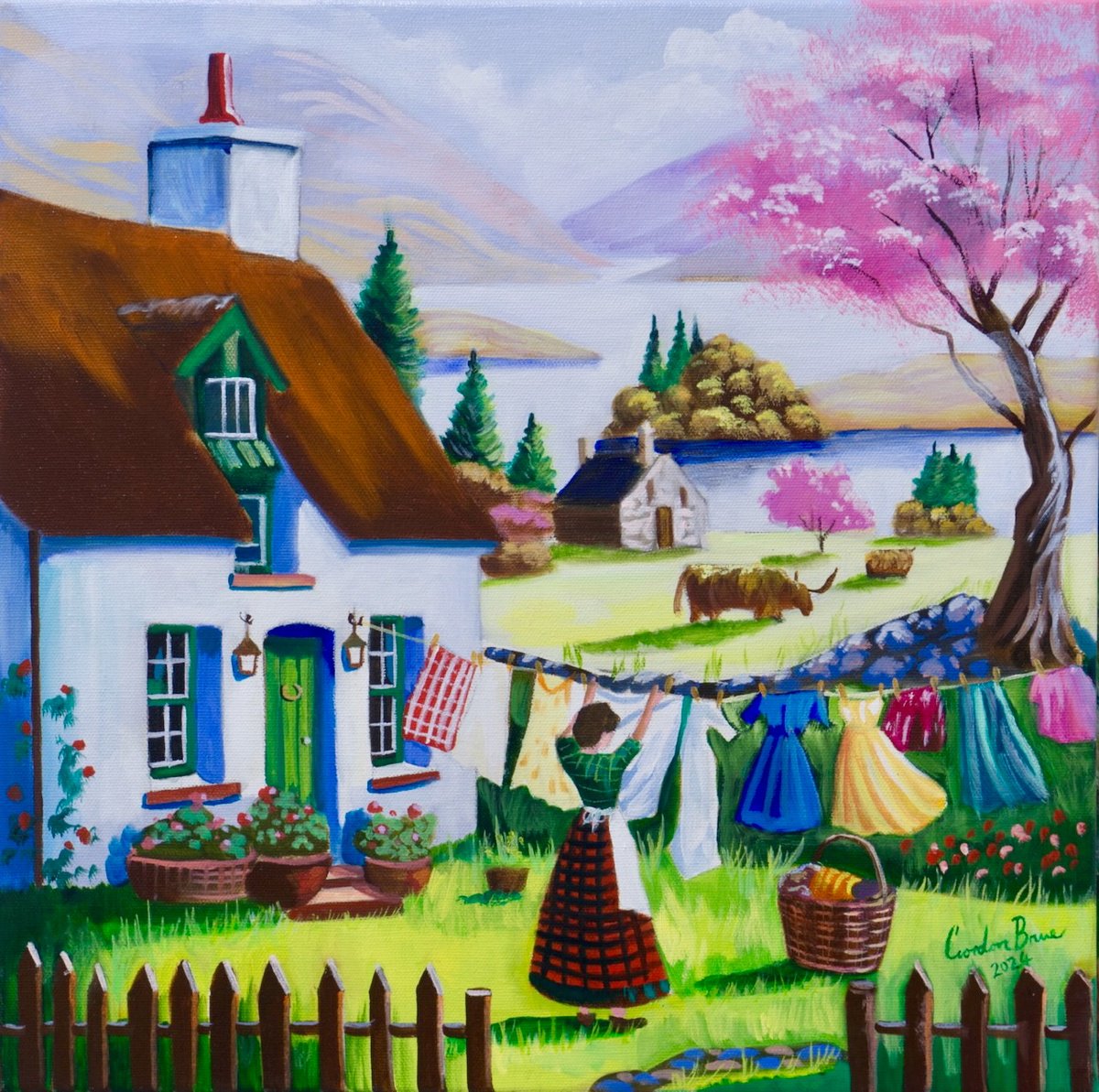 Highland Cottage Charm by Gordon Bruce