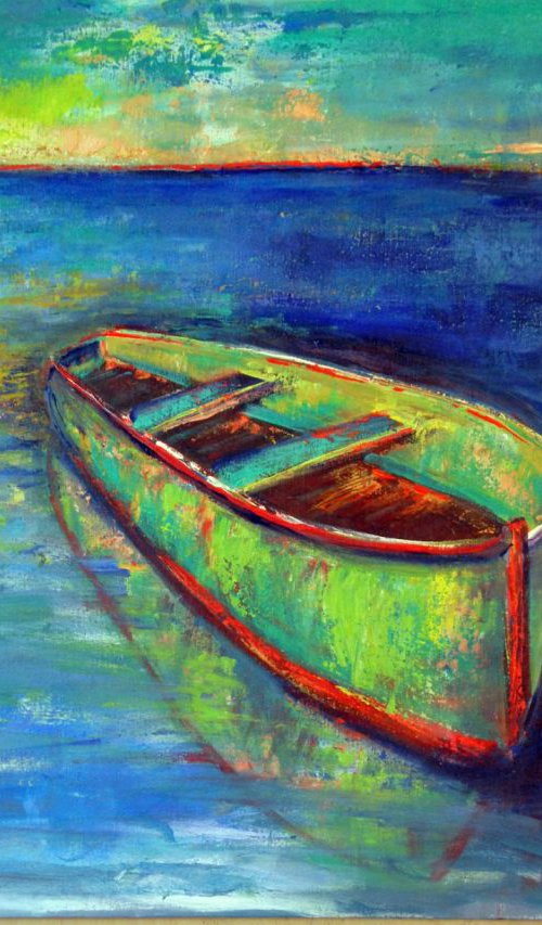 Boat Drift 40x28 by BenWill