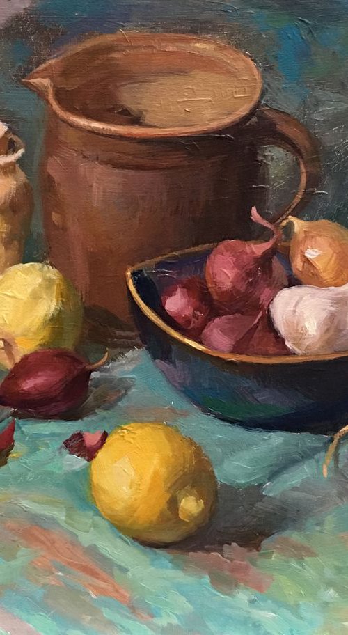 Kitchen Still Life by Ling Strube
