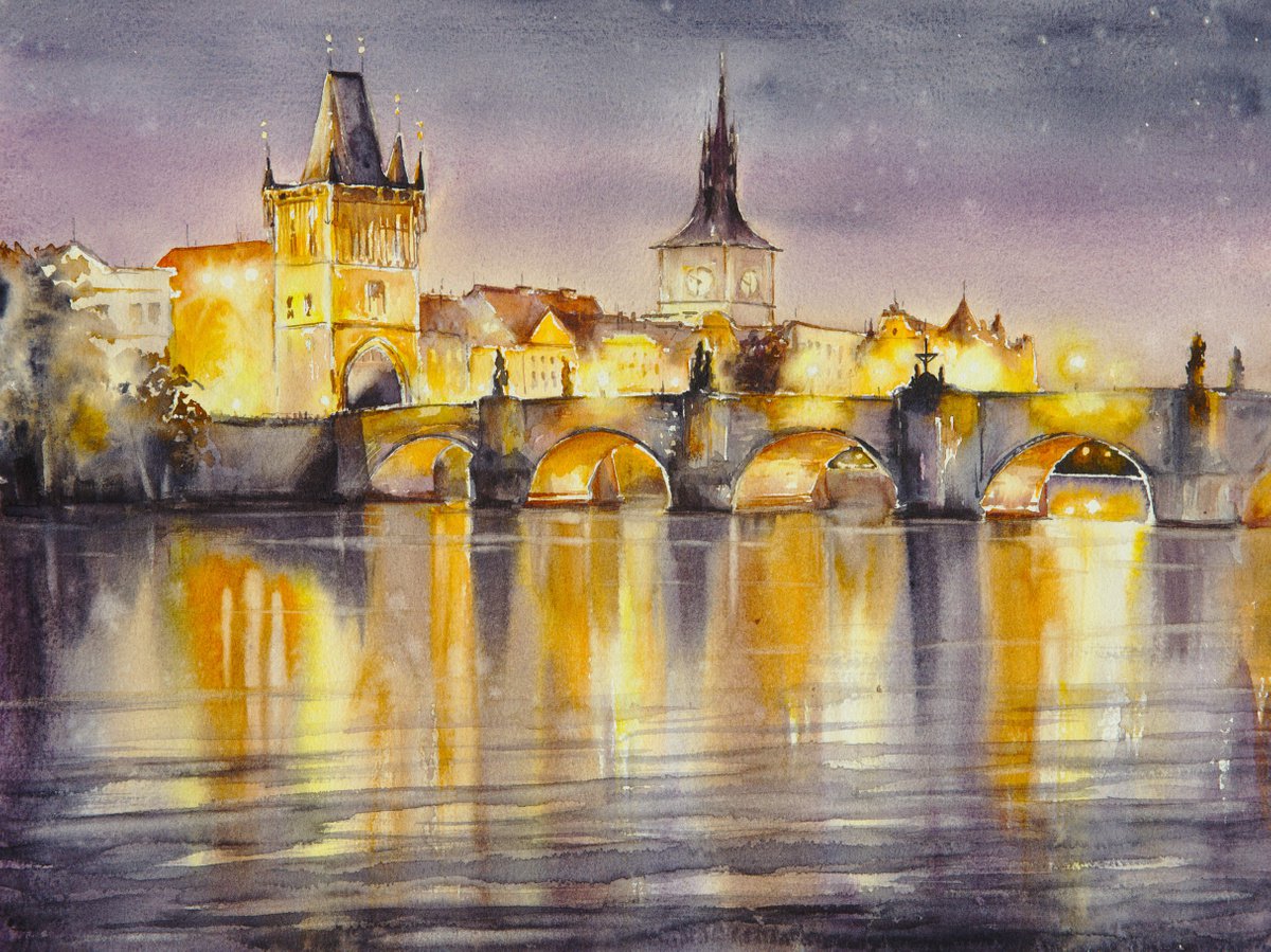 Charles Bridge, Prague by Eve Mazur