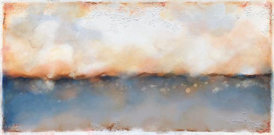 sunset coastline (140 x 70 cm) Dee Brown