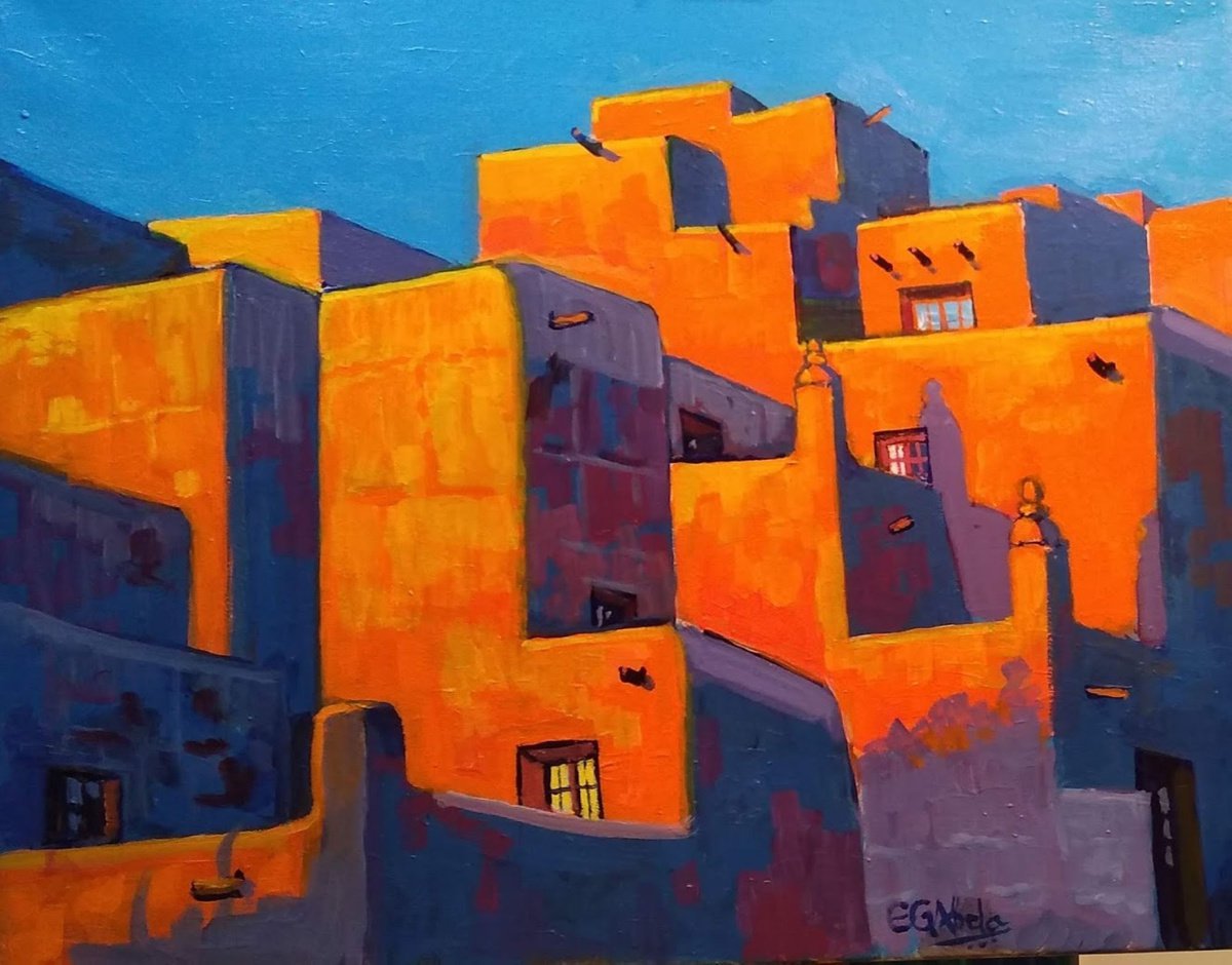 Santa Fe By Edward Abela, 20 X 16, Artwork For Sale On Artfinder