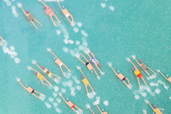 Swimmers 921 through Pukali exotic islands sea