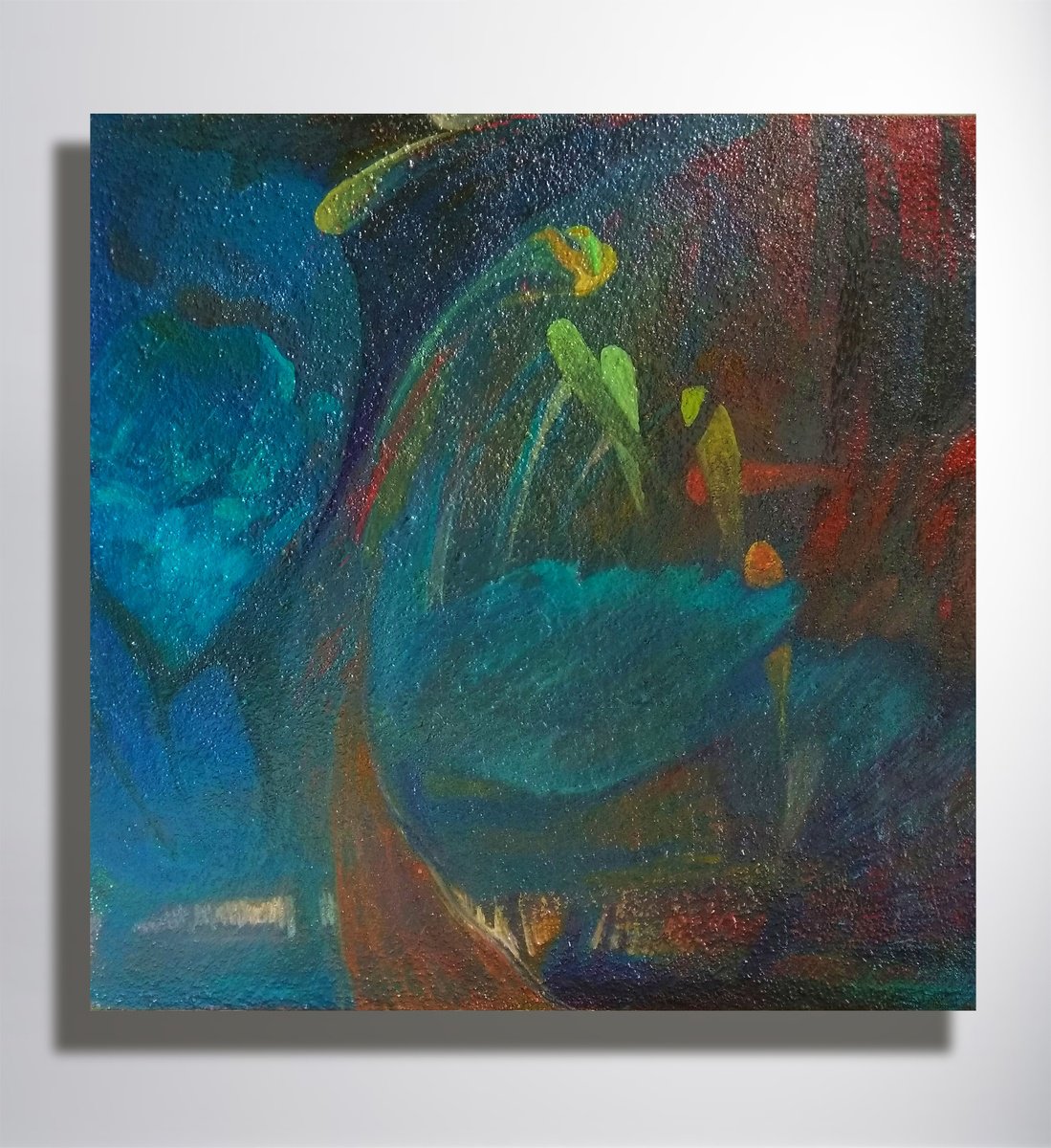  Night Talking By Marya, 35 X 35, Artwork For Sale On Artfinder