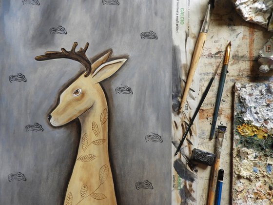 The deer
