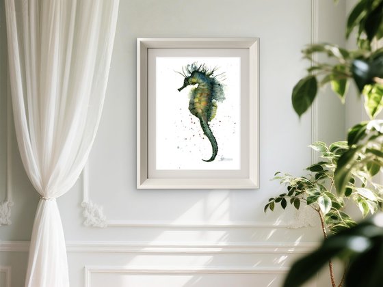 Green Seahorse