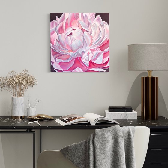 Pink peony