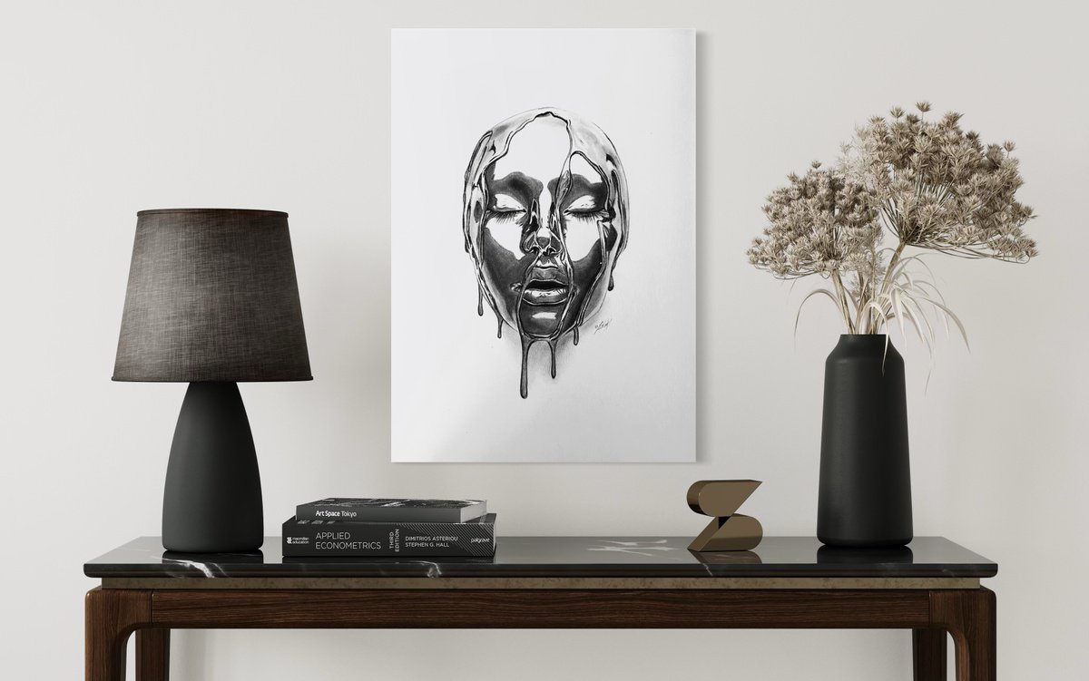 Photorealistic Pencil Drawing , Echoes In Silver By Amelia Taylor, 8 X 12, Artwork For Sale On Artfinder