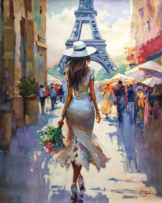 Sunny day. Paris.