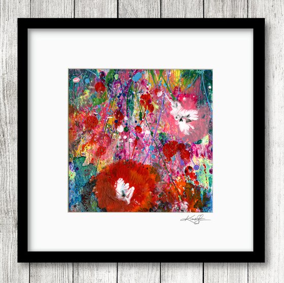 Floral Delight 48 - Floral Abstract Painting by Kathy Morton Stanion