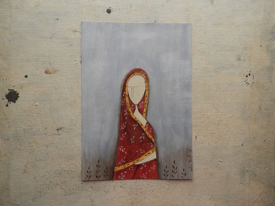 Woman in sari