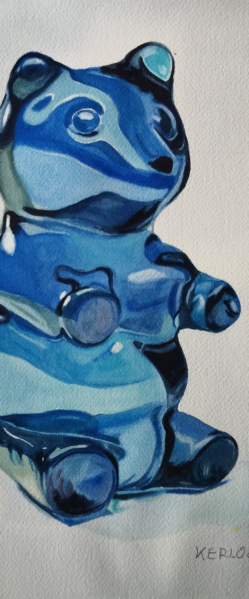 Blue Gummy Bear by Anyck Alvarez Kerloch